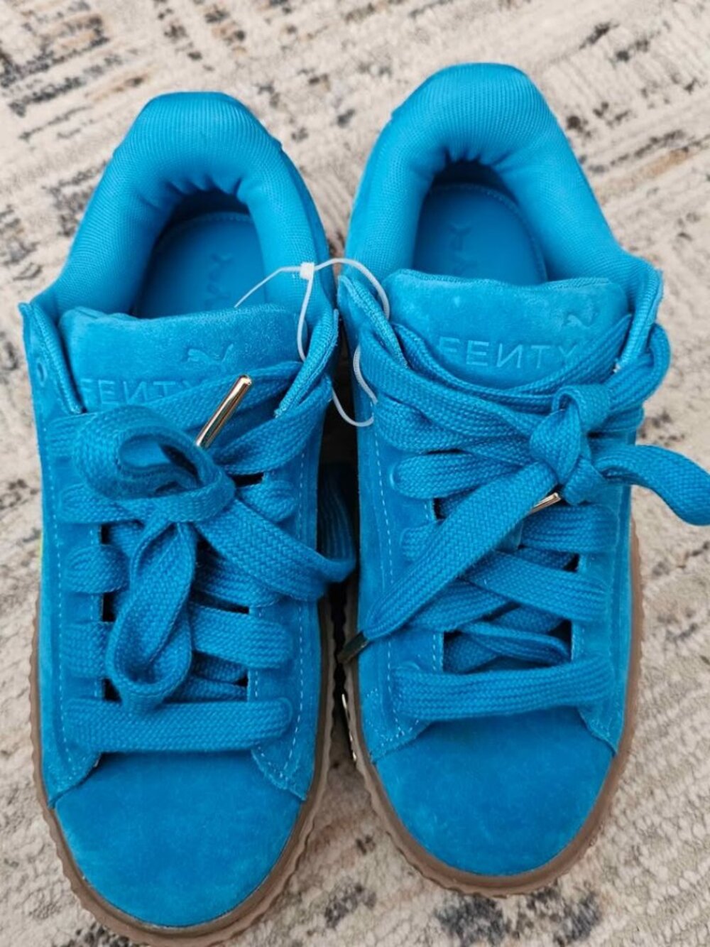 PUMA Rihanna Fenty x Creeper Phatty Speed Blue Sneakers Womens Size 9
